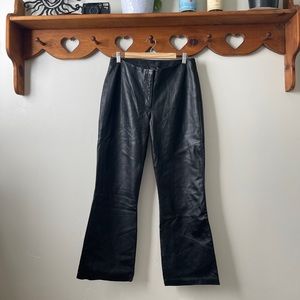 Vintage Wilson’s Leather genuine leather flared pants